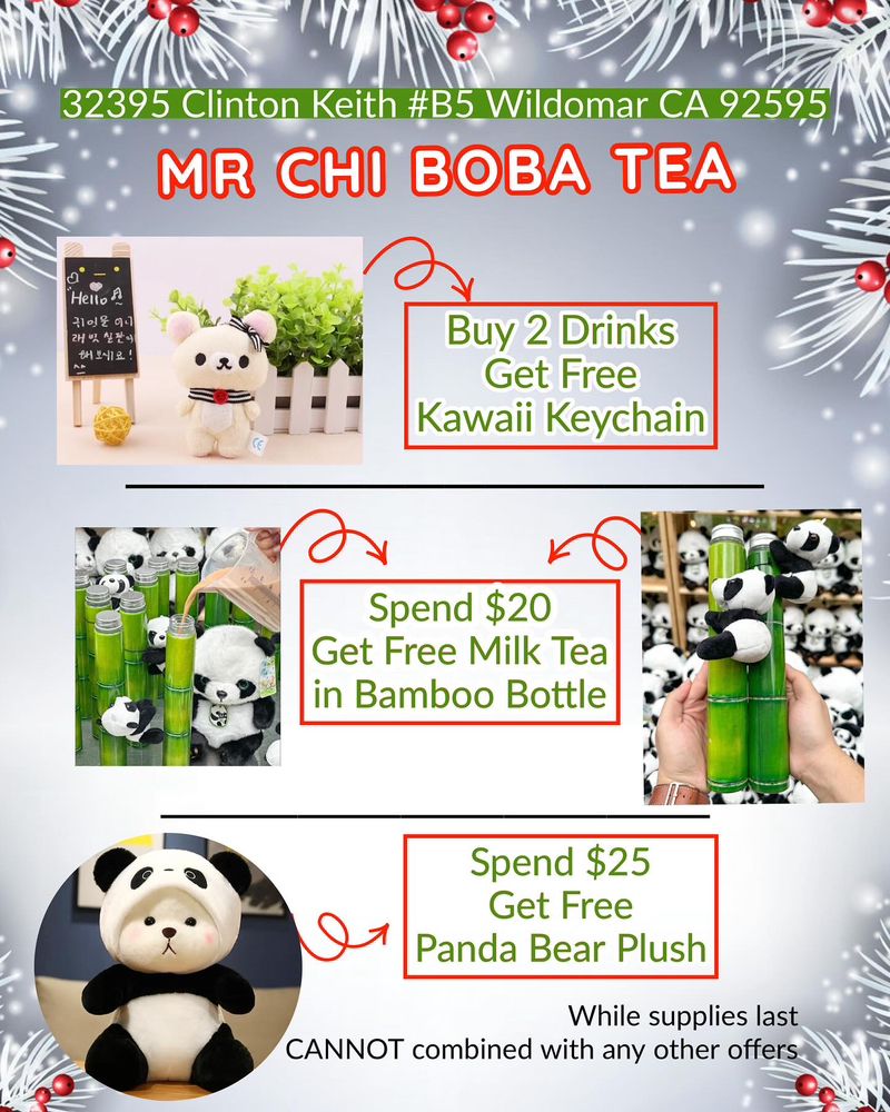 MR. CHI BOBA & TEA 732 Photos & 406 Reviews 32395 Clinton Keith Rd