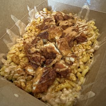 Habibi's Hot Chicken - Shosho's Loaded Fries with an extra tender. Spice level - medium. - Chicken Shop Near Me - Fontana, California Habibi's Hot Chicken - Shosho's Loaded Fries with an extra tender. Spice level - medium. - Chicken Shop Near Me - Fontana, California