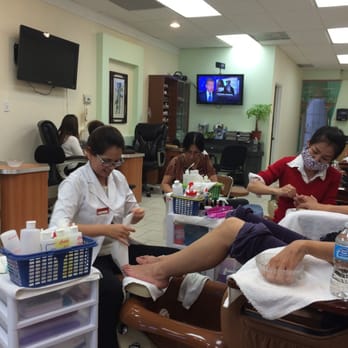 Aimer Nail Bar - Holly hard at work - Nail Salons Near Me - Glendora, California Aimer Nail Bar - Holly hard at work - Nail Salons Near Me - Glendora, California