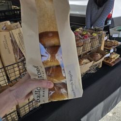 Broadway Farmers Market - Sourdough bagels are outta this worlllld!!!!! By Balloon Roof!