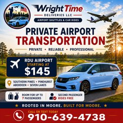 WrightTime - RDU Airport Transportation Starting at $145