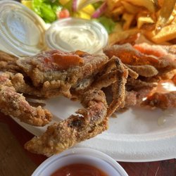 BO's Fish Wagon - Soft shell crab plate
