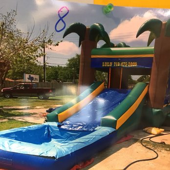 Lulu Moonwalks - Junper and waterslide combo - Bounce House Rentals Near Me - Pasadena, Texas Lulu Moonwalks - Junper and waterslide combo - Bounce House Rentals Near Me - Pasadena, Texas