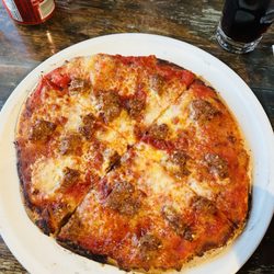 Gluten free spicy pizza