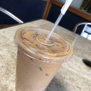 Inshou Cafe - $7 for zero tea flavor.   I could've easily gotten a delicious hkmt somewhere else for $3.50, not this candied version for twice as mcuh - Chinese Near Me - San Mateo, California