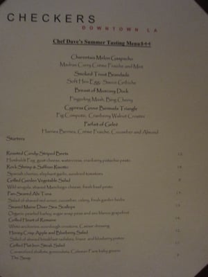 Menu photo 3 Checkers Downtown Los Angeles, CA Menu photo 3 Checkers Downtown Los Angeles, CA