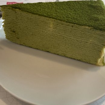 Waikiki Tea - Matcha crepe cake - Desserts Near Me - Honolulu, Hawaii Waikiki Tea - Matcha crepe cake - Desserts Near Me - Honolulu, Hawaii