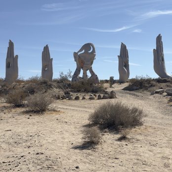 Transmission Sculpture by Daniel Popper - Art Tours Near Me - Joshua Tree, California