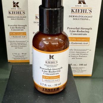 Kiehl's Since 1851 - Vitamin C for minimizing under eye dark circles - Cosmetics & Beauty Supply Near Me - Chicago, Illinois