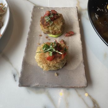 Spago - Crab cakes - New American Near Me - Las Vegas, Nevada Spago - Crab cakes - New American Near Me - Las Vegas, Nevada