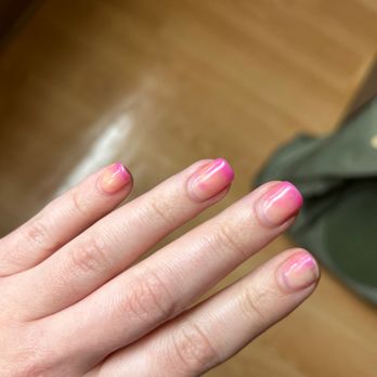 Nailmaste Salon & Spa - Supposed to be pink gel nails. - Nail Salons Near Me - Bethesda, Maryland Nailmaste Salon & Spa - Supposed to be pink gel nails. - Nail Salons Near Me - Bethesda, Maryland