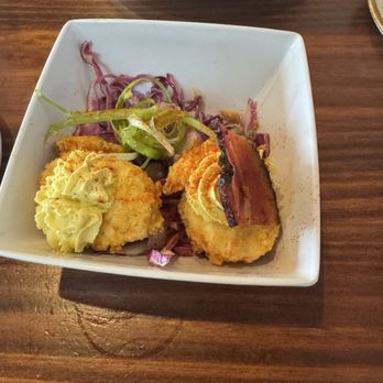 Kitchen 519 - Fried Chicken Deviled Eggs - New American Near Me - Glendora, New Jersey