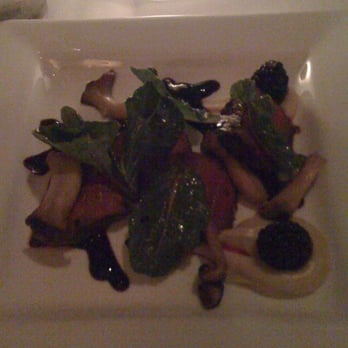 Wink - Venison with parsnip puree, chard, and blackberry sauce - New American Near Me - Austin, Texas