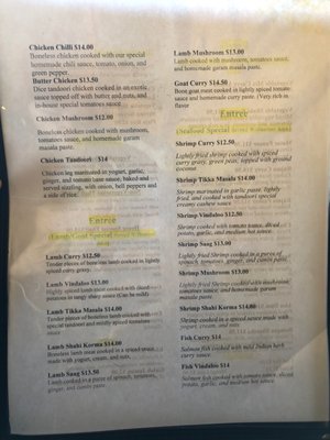 Menu photo 2 Nepali Kitchen Essex Junction, VT