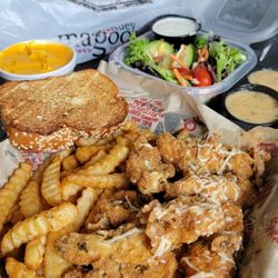 7 Piece Breaded Garlic Parmesan. (Cheese Sauce Not Included)