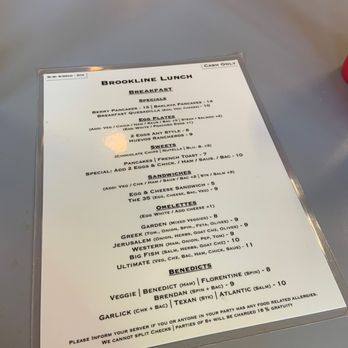 Brookline Lunch - BL breakfast menu side - Diners Near Me - Cambridge, Massachusetts Brookline Lunch - BL breakfast menu side - Diners Near Me - Cambridge, Massachusetts