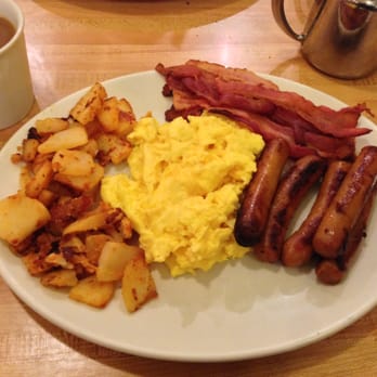 Sunnyside Grill - Super Sunnyside (with extra sausages instead of ham). - Breakfast & Brunch Near Me - Oakville, Ontario