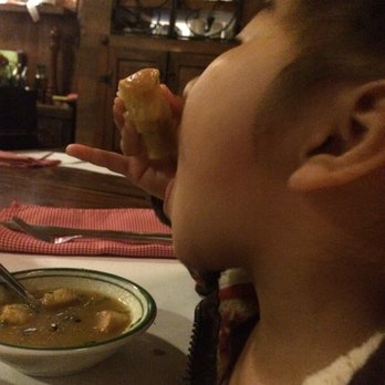 Pasta y Basta - The broth they serve you once you're seated. - Italian Near Me - Rosarito, BCN