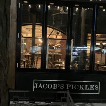 Jacob's Pickles - Another view from outside, looking inside Jacob's Pickles new location - Comfort Food Near Me - New York, New York
