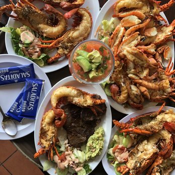 Las Brisas - Lobster for days - Seafood Near Me - Puerto Nuevo, BCN