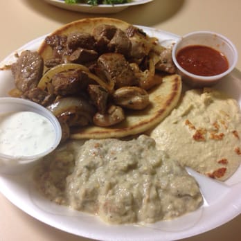 Leb Byblos Mediterranean Grill - Sinbad platter, they ran out of rice today :) - Salad Near Me - Marietta, Georgia