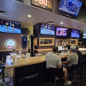 Buffalo Wild Wings - Bar counter is the only place with open seating where you can sit first come first served. You're not allowed to sit at any empty hightops. - Chicken Wings Near Me - Lehi, Utah Buffalo Wild Wings - Bar counter is the only place with open seating where you can sit first come first served. You're not allowed to sit at any empty hightops. - Chicken Wings Near Me - Lehi, Utah
