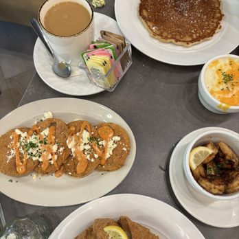 Whisk Breakfast & Brunch - House Pancake Grilled shrimp - Breakfast & Brunch Near Me - East Point, Georgia Whisk Breakfast & Brunch - House Pancake Grilled shrimp - Breakfast & Brunch Near Me - East Point, Georgia