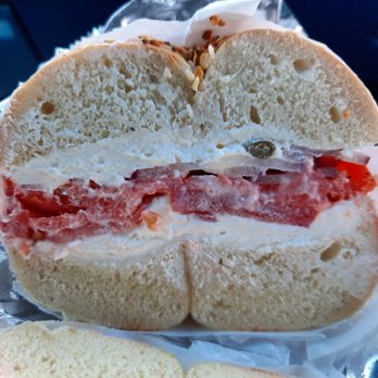 Mimi's Bagel Deli - the inside of a sandwich - Bagels Near Me - Bend, Oregon Mimi's Bagel Deli - the inside of a sandwich - Bagels Near Me - Bend, Oregon