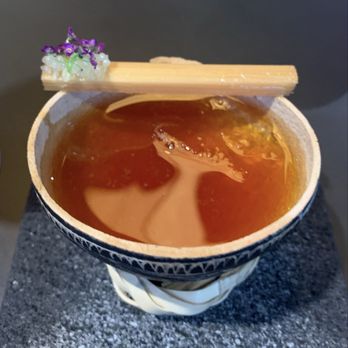 MITA - One of the courses - I think that was sugar cane with beautiful edible flowers - Vegan Near Me - Washington, DC, District of Columbia