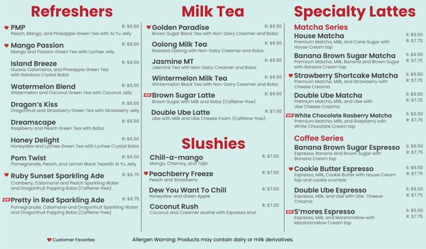 Menu photo 4 Fruitea Refreshers San Jose, CA Menu photo 4 Fruitea Refreshers San Jose, CA