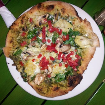Jupiter - Galileo pizza with pesto sauce - Pizza Near Me - Berkeley, California