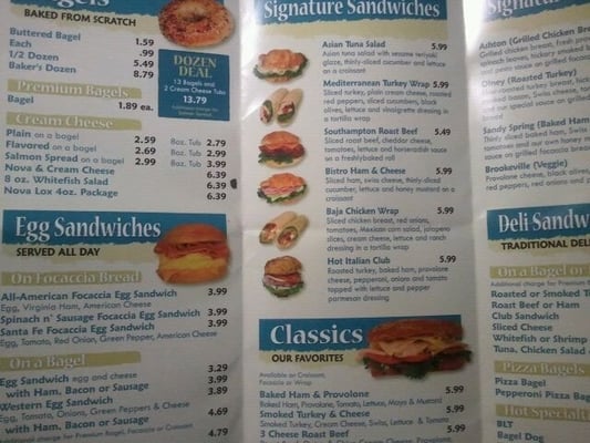 Menu photo 2 Royal Bagel Bakery Olney, MD