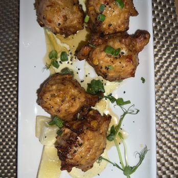 The Grove - Blue Crab Corn Fritters - New American Near Me - Houston, Texas The Grove - Blue Crab Corn Fritters - New American Near Me - Houston, Texas