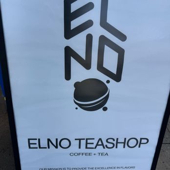 ELNO - Elno Teashop sign. - Coffee & Tea Near Me - Panorama City, California ELNO - Elno Teashop sign. - Coffee & Tea Near Me - Panorama City, California