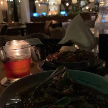 Aba - Get the Brussels! Get the scampi! Get the ahí too - Mediterranean Near Me - Austin, Texas