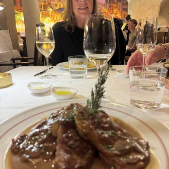 Truffle Pig - The Veal with mashed potatoes.  Delicious!!! - Wine Bars Near Me - Oshkosh, Wisconsin