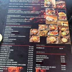 El Toro Rojo Carne En Vara - Menu