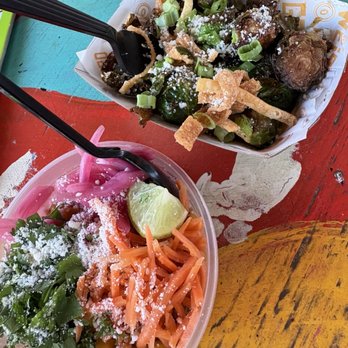 El Weirdo - Miso Brussels and Korn dip - Mexican Near Me - Panama City, Florida El Weirdo - Miso Brussels and Korn dip - Mexican Near Me - Panama City, Florida