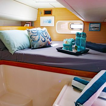 Sailing Kuma Too - Passenger Cabin - Boat Charters Near Me - St. Thomas, Virgin Islands