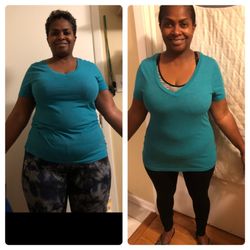 iLoveKickboxing - Bloomingdale - On left -February 10,2019. On right -May 23,2019 After 90 days of committed workouts with the staff @ iLove Kickboxing Bloomingdale