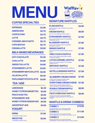 Menu photo 2 Wafflavor Evanston, IL Menu photo 2 Wafflavor Evanston, IL