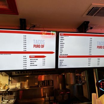 Tacos Puro DF - Menu - Tacos Near Me - Dallas, Texas Tacos Puro DF - Menu - Tacos Near Me - Dallas, Texas