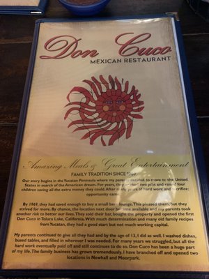 Menu photo 6 Don Cuco Mexican Restaurant Moorpark, CA Menu photo 6 Don Cuco Mexican Restaurant Moorpark, CA