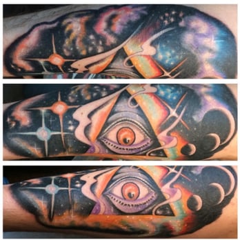 Golden Monkey Tattoo - Tattoo by Stephan Saunders - Tattoo Near Me - Fredericksburg, Virginia