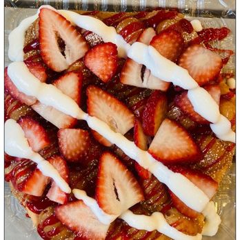 B’Lets Roastery - Strawberry Waffle x whip cream. #subparmediocreeggwaffle #freshstrawberries - Waffles Near Me - South El Monte, California