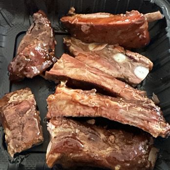 Smokin & Tippin BBQ - A lot of ribs for a 2 meat plate. - Barbeque Near Me - Modesto, California Smokin & Tippin BBQ - A lot of ribs for a 2 meat plate. - Barbeque Near Me - Modesto, California