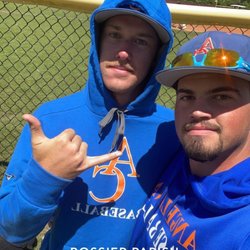 Bossier Parish Community College BPCC - Two useless arms vibing in the bullpen.