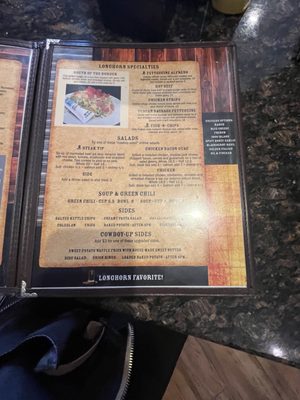 Menu photo 4 Longhorn Saloon & Grill Sundance, WY Menu photo 4 Longhorn Saloon & Grill Sundance, WY
