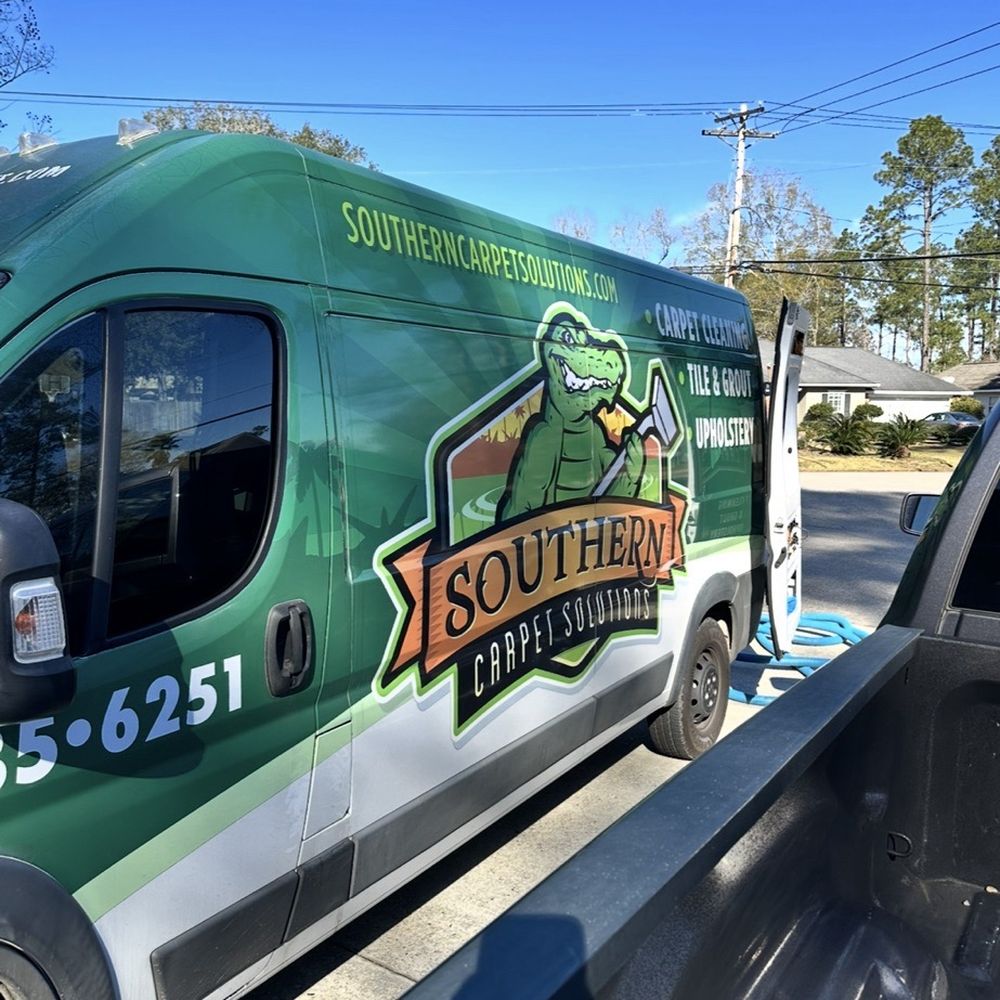 Southern Carpet Solutions - Work van for southern carpet - Carpet Cleaning Near Me - Slidell, Louisiana Southern Carpet Solutions - Work van for southern carpet - Carpet Cleaning Near Me - Slidell, Louisiana