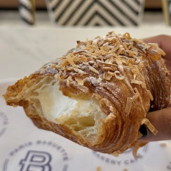 Paris Baguette - Coconut cream filled croissant - Bakeries Near Me - Philadelphia, Pennsylvania Paris Baguette - Coconut cream filled croissant - Bakeries Near Me - Philadelphia, Pennsylvania